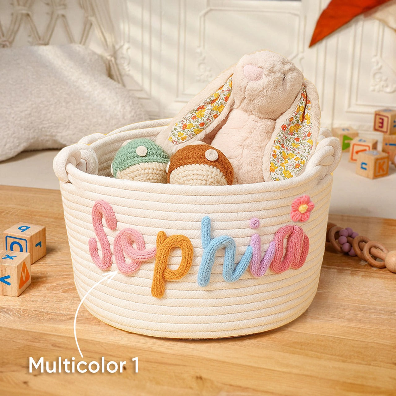 Basket with Baby's Name – Carta Mora