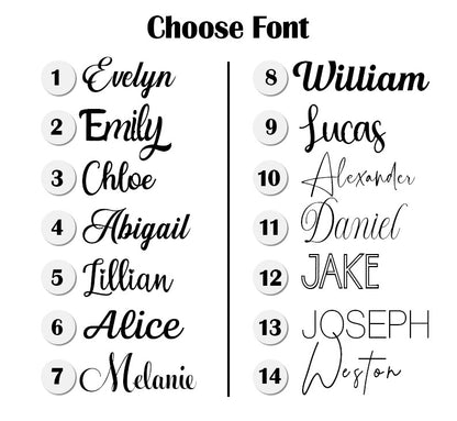 Wood Baby Name Sign