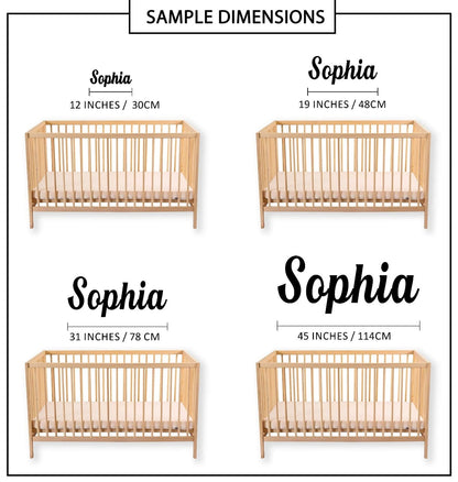 Wood Baby Name Sign