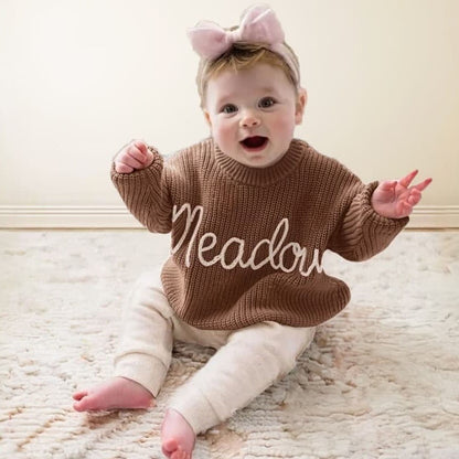 Custom Baby Name Jumper Handmade Keepsake Gift