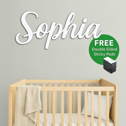 Wood Baby Name Sign